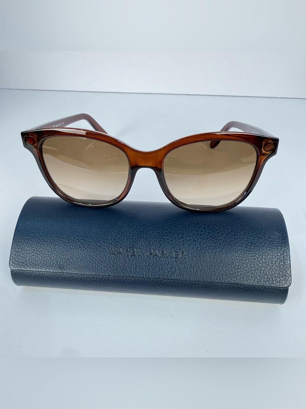 Salvatore Ferragamo SF834S Crystal Brown Cateye Sunglasses